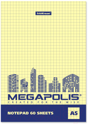 Записная книжка Erich Krause Megapolis. Yellow Concept / 49800