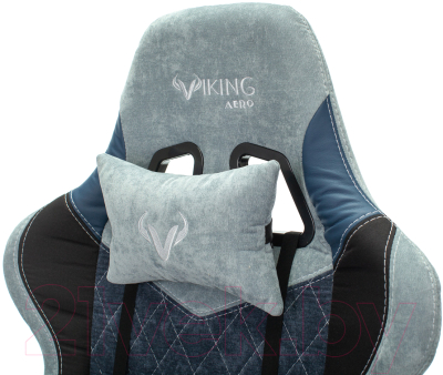 Кресло геймерское Бюрократ Zombie Viking 7 Knight (голубой)