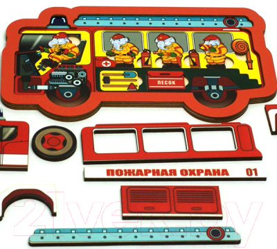 Развивающая игрушка Нескучные игры Пожарная охрана / 8191