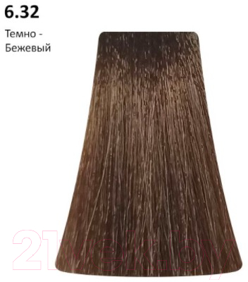 Крем-краска для волос BB One Picasso Colour Range 6.32 темный бежевый коричневый (100мл)