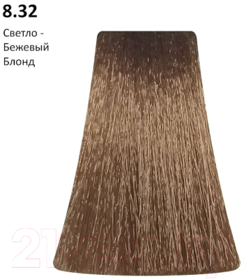 Крем-краска для волос BB One Picasso Colour Range 8.32 светло-бежевый блонд (100мл)