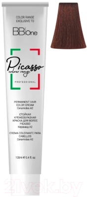 Крем-краска для волос BB One Picasso Colour Range 6.4 темно-медный блонд (100мл)