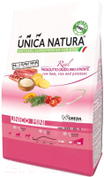 

Корм для собак Gheda Petfood, Unica Natura Mini ветчина, рис, картофель