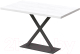 Обеденный стол Millwood Лофт Харлей Л 160x80x75 (дуб белый Craft/металл черный) - 