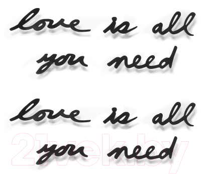 

Декор настенный Umbra, Love Is All You Need 470580-040