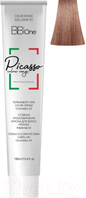 Крем-краска для волос BB One Picasso Colour Range 9.13 светлый блонд платиновый беж (100мл)