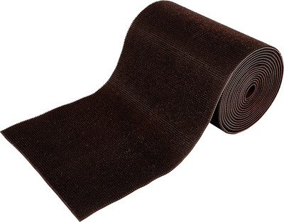 Коврик грязезащитный VORTEX Дорожка Травка 90x1500 / 24002 (темно-коричневый) - 