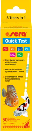 Тест для аквариумной воды Sera Quick Test 5-in-1 / 4960