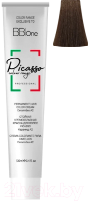 Крем-краска для волос BB One Picasso Colour Range д/седых 7.0 интенс. натуральный блонд (100мл)