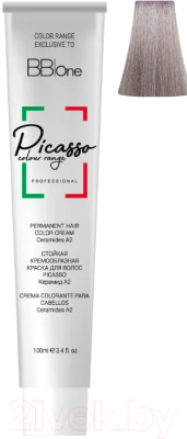 Крем-краска для волос BB One Picasso Colour Range 9.221 интенс. пепельно-жемчуж. светл. блонд (100мл)