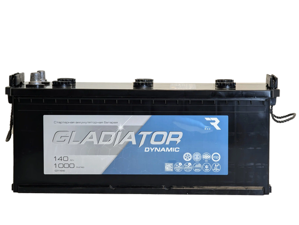Автомобильный аккумулятор Gladiator Dynamic Рус 4 (140 А/ч)