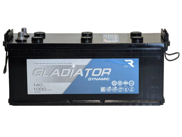 Автомобильный аккумулятор Gladiator Dynamic Рус 4 (140 А/ч)
