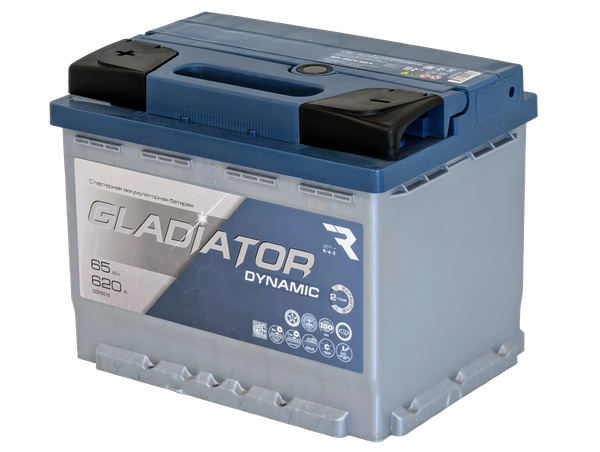 Автомобильный аккумулятор Gladiator Dynamic L+ (65 А/ч)