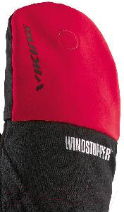 Варежки лыжные VikinG Windstopper Hadar / 170/20/0660-34 (р.7, красный)