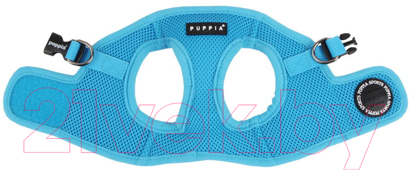 Шлея-жилетка для животных Puppia Soft Vest / PAHA-AH305-SB-XL (голубой) — фото 2