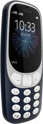Мобильный телефон Nokia 3310 Dual Sim + наушники-гарнитура Ritmix RH-400BT (черный)
