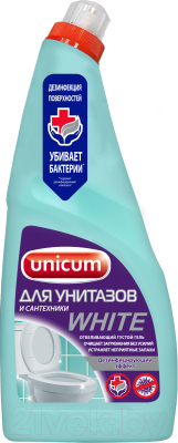 Чистящее средство для унитаза Unicum Гель с гипохлоритом (750мл)