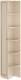 Угловое окончание для шкафа Rinner Беатрис М13 левый (дуб млечный/патина золотая косичка) - 