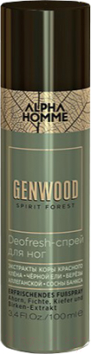 

Спрей для ног Estel, Alpha Homme Genwood Deofresh