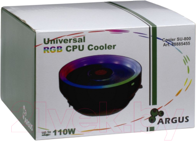 Кулер для процессора Inter-Tech SU-800 RGB 110W