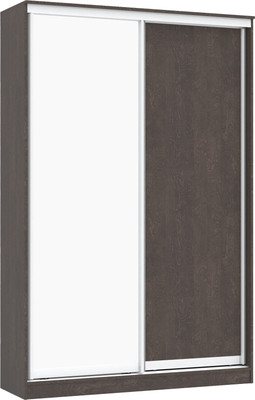 Шкаф-купе Кортекс-мебель Сенатор ШК10-45 Классика ДСП с зеркалом (береза) -