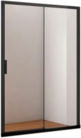 Душевая дверь Aquanet Pleasure 120 / AE60-N-120H200U-BT (черный матовый/прозрачное стекло) - 