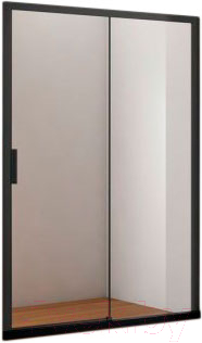 Душевая дверь Aquanet Pleasure 120 / AE60-N-120H200U-BT (черный матовый/прозрачное стекло)