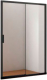 Душевая дверь Aquanet Pleasure 120 / AE60-N-120H200U-BT (черный матовый/прозрачное стекло) - 