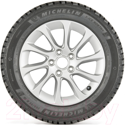 Зимняя шина Michelin North 4 255/55R19 111T (шипы)