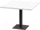 Обеденный стол Millwood Лофт Хельсинки 2 Л 100x100x75 (дуб белый Craft/металл черный) - 