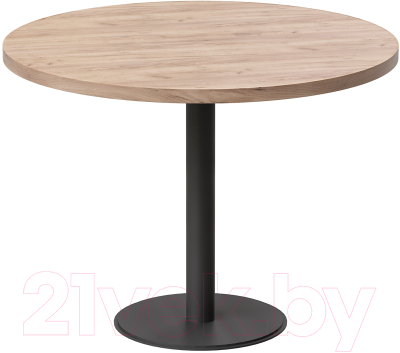 Обеденный стол Millwood Лофт Хельсинки 4 Л D900x750 (дуб табачный Craft/металл черный)