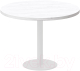 Обеденный стол Millwood Лофт Хельсинки 4 Л D900x750 (дуб белый Craft/металл белый) - 