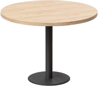 Обеденный стол Millwood Лофт Хельсинки 5 Л D1000x750 (дуб золотой Craft/металл черный) - 