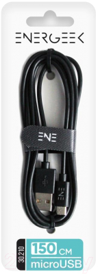 Кабель Atomic Energeek USB-microUSB / 30210 (1.5м, черный)