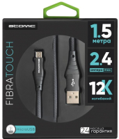 

Кабель Atomic, Fibratouch USB-microUSB / 30200