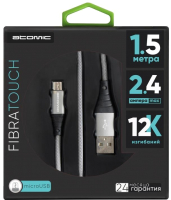 

Кабель Atomic, Fibratouch USB-microUSB / 30201