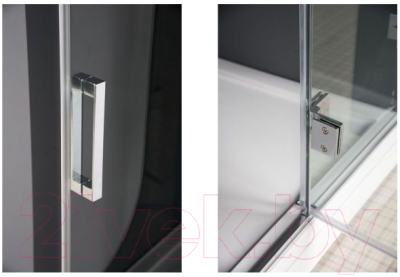 Душевая дверь Aquanet Beta 90x200 L / NWD6221 (прозрачное стекло)