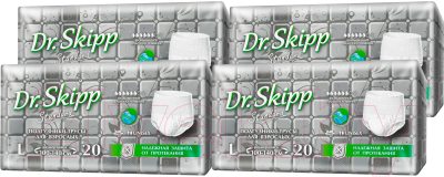 Трусы впитывающие для взрослых Dr.Skipp Standard L3 (80шт)