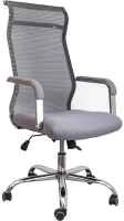 Кресло офисное Седия Grid B (ткань/сетка, серый) - 