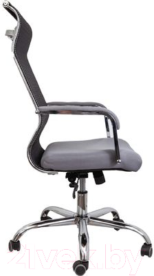 Кресло офисное Седия Grid B (ткань/сетка, серый)