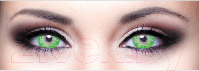 Комплект контактных линз Hera Rise Green Sph-0.00 (2шт)