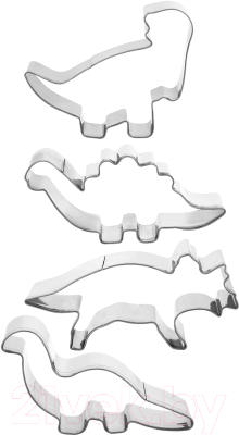 Набор форм для печенья Marmiton Динозаврики 17062