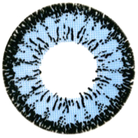 Комплект контактных линз Hera Dream Blue Sph-0.00 (2шт) - 