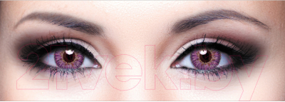 Комплект контактных линз Hera Elegance Violet Sph-0.00 (2шт)