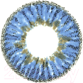 Комплект контактных линз Hera Elegance Blue Sph-0.00 (2шт)