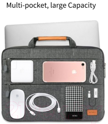 

Сумка для ноутбука WiWU, Smart Stand Sleeve 13.3"