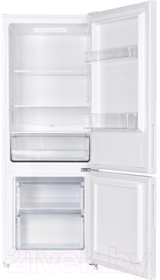 Холодильник с морозильником Maunfeld MFF 144SFW