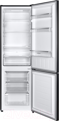 Холодильник с морозильником Maunfeld MFF 176SFSB