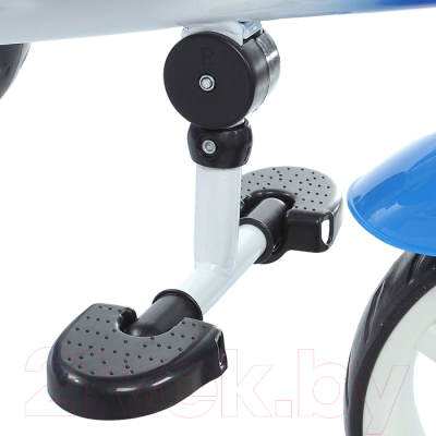 Трехколесный велосипед с ручкой Micio Uno Plus EVA 10"/8" / 4634645 (синий)