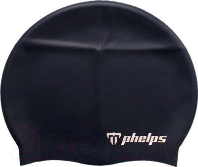 Шапочка для плавания Phelps Classic Silicone SA131EU0404 (темно-синий)